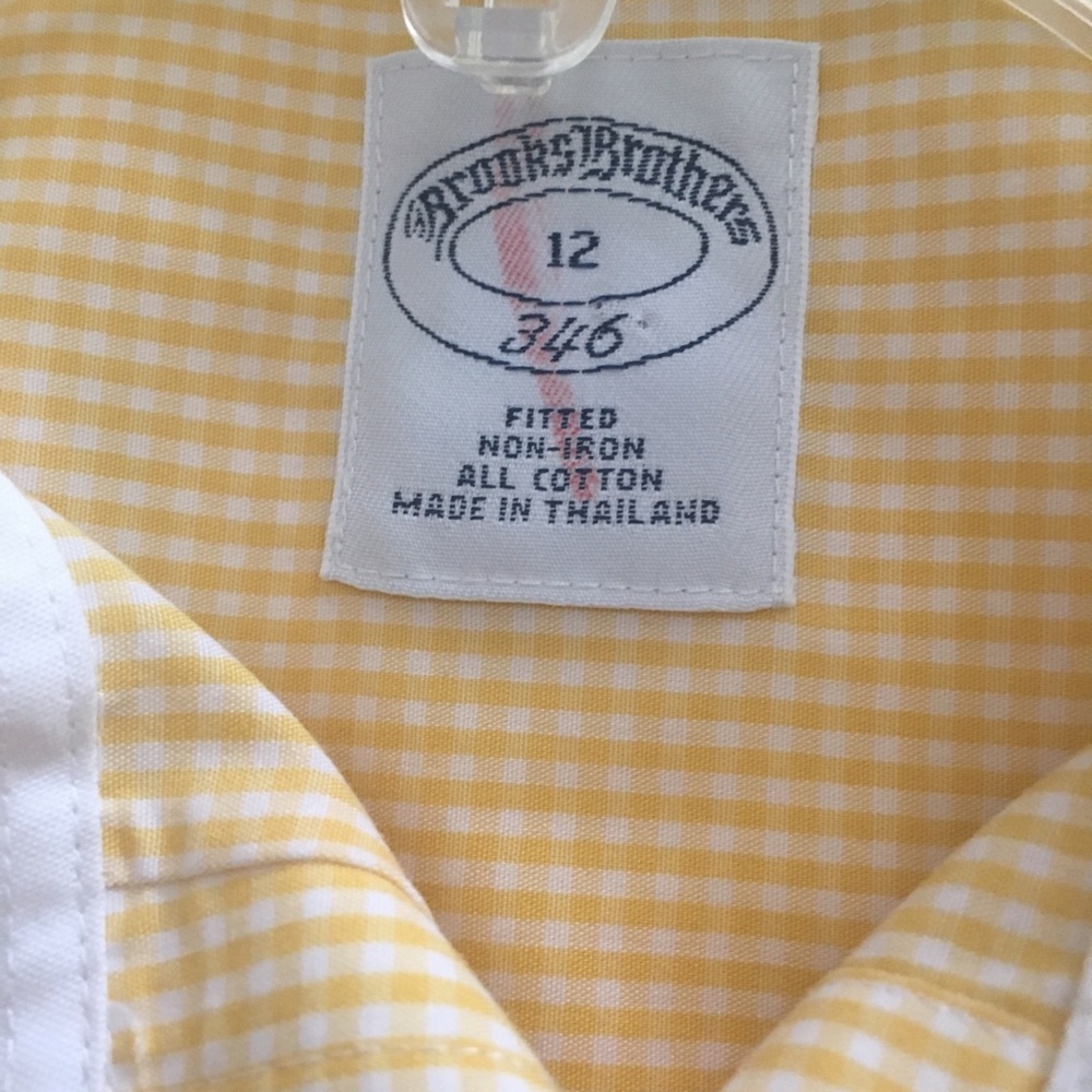 Brooks Brothers Women’s “346” Fitted Shirt Sz 12 - Picture 5 of 8